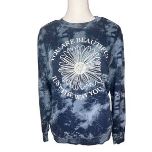 Mighty Fine “You Are Beautiful” Tie-Dye Sweatshirt – Size M